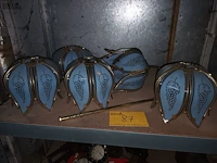 Lot 87 - vintage tulp lampenkappen. 5 stuks