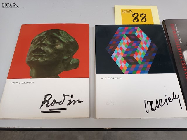 Lot 88 - kunstboeken. 4 stuks - afbeelding 2 van  3