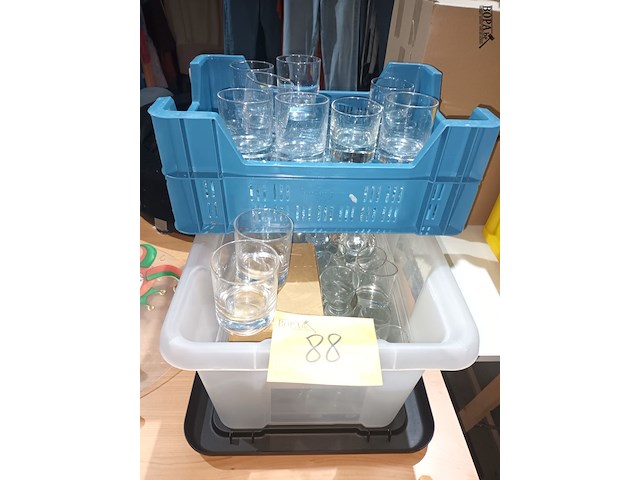 Lot 88 - lot tumbler whisky glazen - afbeelding 1 van  3