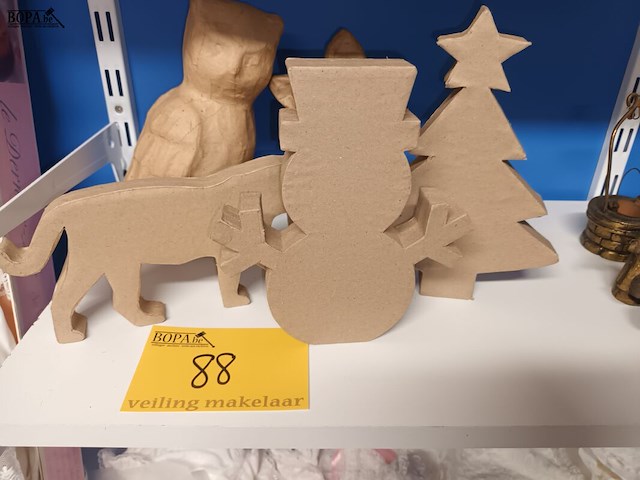 Lot 88 - papieren dieren. 5 stuks - afbeelding 2 van  3