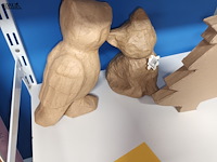 Lot 88 - papieren dieren. 5 stuks - afbeelding 3 van  3