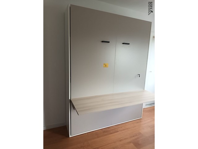 Lot 88 - wandkast met bureau en opklapbed - afbeelding 2 van  4