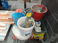 Lot 88 - werkmateriaal op kar - afbeelding 1 van  6