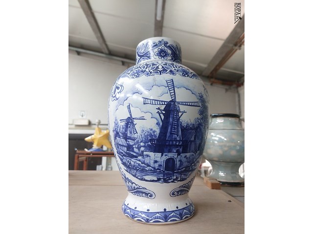 Lot 89 - blauwe vazen, 3 stuks - afbeelding 4 van  7