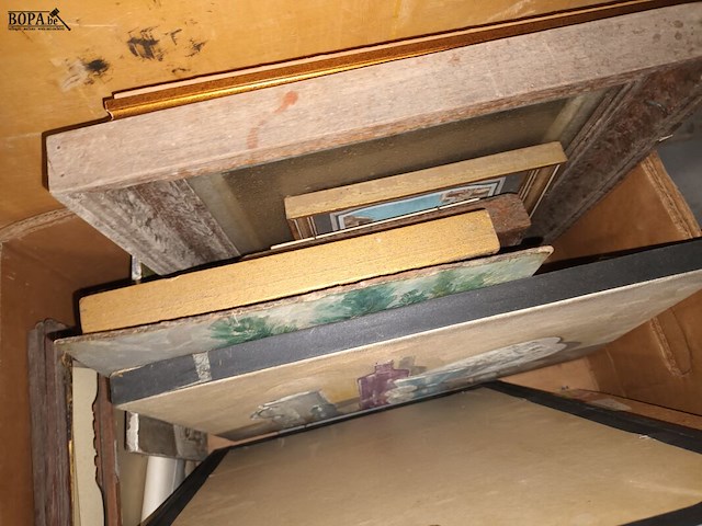 Lot 89 - lot schilderijen. 1 doos - afbeelding 3 van  4