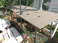 Lot 89 - terrastafel. 3 stuks - afbeelding 4 van  5