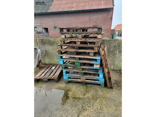 Lot 89 - waarborgpalletten. 13 stuks - afbeelding 1 van  2