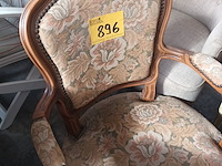 Lot 896 - armstoel louis xv - afbeelding 3 van  3