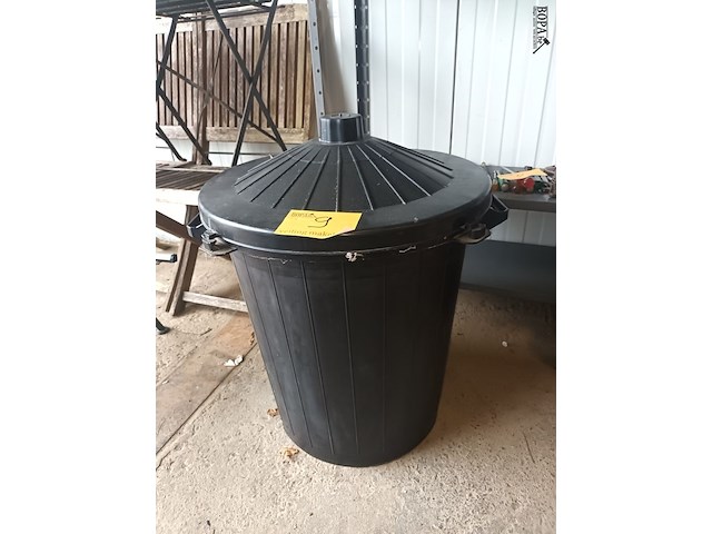 Lot 9 - afvalbak met deksel - afbeelding 2 van  3