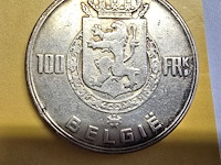 Lot 9 - belgië 100 frank 1951 (koningsportretten) - afbeelding 3 van  3