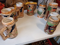 Lot 9 - bierpotten. 9 stuks - afbeelding 2 van  3