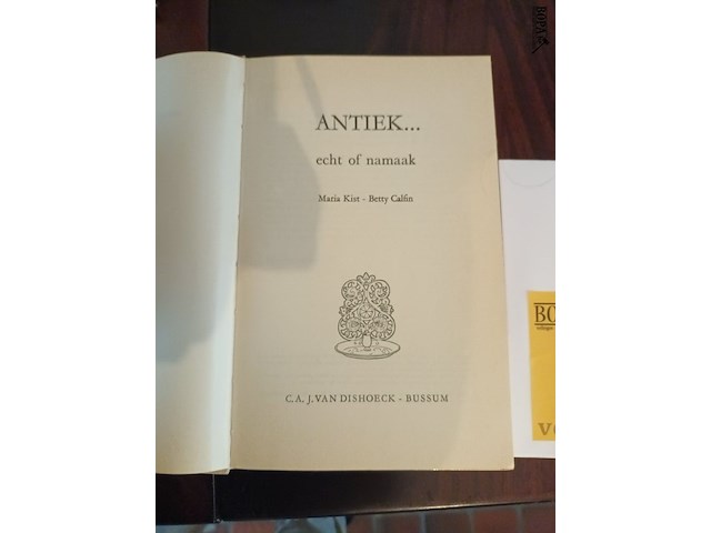 Lot 9 - boekje antiek - afbeelding 2 van  4