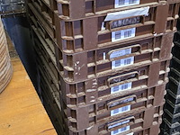 Lot 9 - bruine stapelbakken 9 stuks - afbeelding 2 van  2