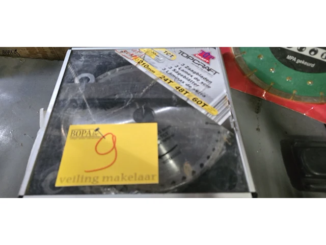 Lot 9 - diamantschijf en houtzagbladen - afbeelding 3 van  4