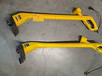 Lot 9 - electrische grastrimmer powerplus 2 stuks - geel