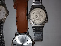 Lot 9 - heren polshorloges. 9 stuks - afbeelding 5 van  6