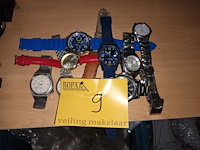 Lot 9 - heren polshorloges. 9 stuks - afbeelding 6 van  6