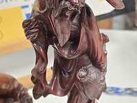 Lot 9 - houten beeldjes 3 stuks - afbeelding 5 van  5