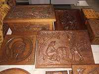 Lot 9 - houten decoratie. 16 stuks - afbeelding 3 van  7