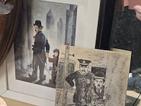 Lot 9 - lot chaplin figuren en kaders ong 13 stuks - afbeelding 8 van  9