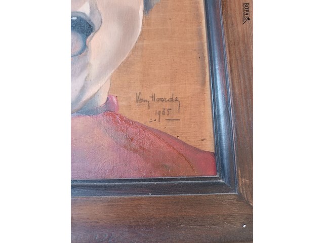 Lot 9 - schilderij kind - afbeelding 2 van  4