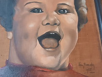 Lot 9 - schilderij kind - afbeelding 4 van  4