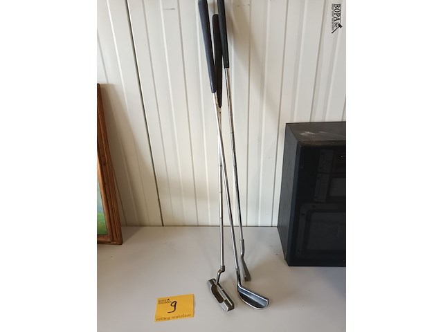 Lot 9 - vintage golf clubs. 3 stuks - afbeelding 6 van  6