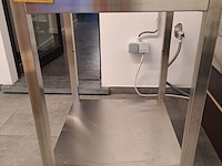 Lot 9 - werktafel rvs ggmgastro- 2 stuks - afbeelding 1 van  2