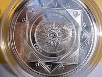 Lot 9 - zilveren 5 dollar munt uit tokelau 2 stuks - afbeelding 3 van  3
