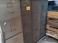 Lot 90 - archiefkasten met inhoud. 4 stuks - afbeelding 1 van  20