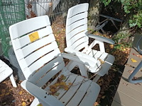 Lot 90 - inklapbare tuinzetel hartman. 4 stuks - afbeelding 4 van  5