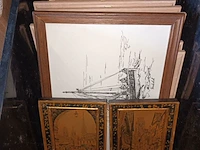 Lot 90 - kaders. 11 stuks