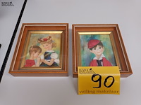 Lot 90 - kadertje sorizet. 2 stuks - afbeelding 1 van  3