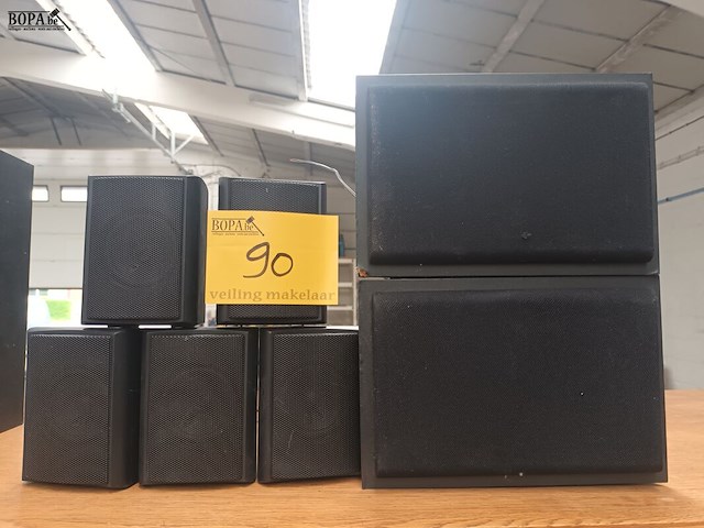 Lot 90 - muziekboxen. 7 stuks - afbeelding 1 van  3