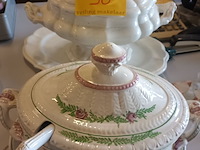 Lot 90 - soepterrines. 2 stuks - afbeelding 1 van  2