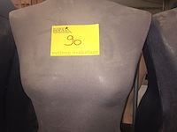 Lot 90 - stoffen torso poppen. 6 stuks - afbeelding 3 van  3