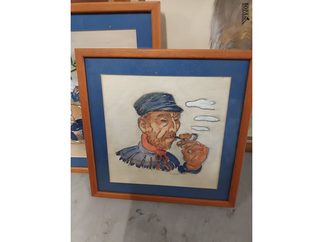 Lot 90 - tekeningen. 3 stuks - afbeelding 2 van  4