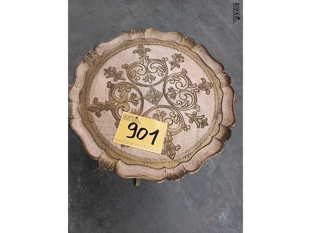 Lot 901 - rond bijzettafeltje - afbeelding 2 van  3