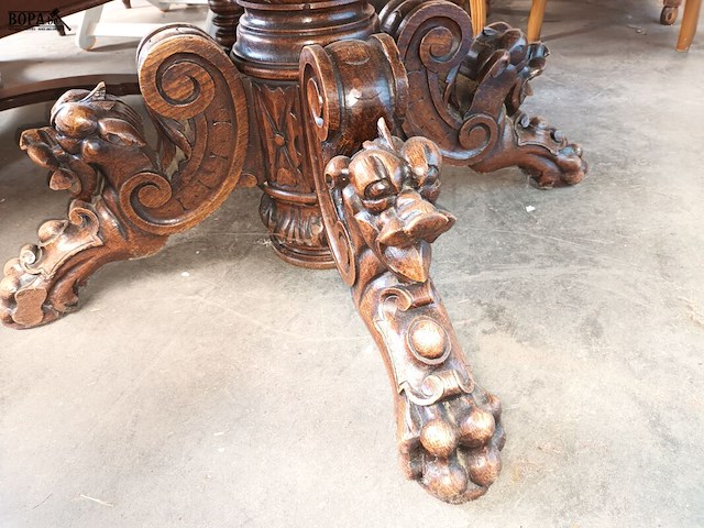 Lot 903 - antieke jachtsalontafel - afbeelding 3 van  5