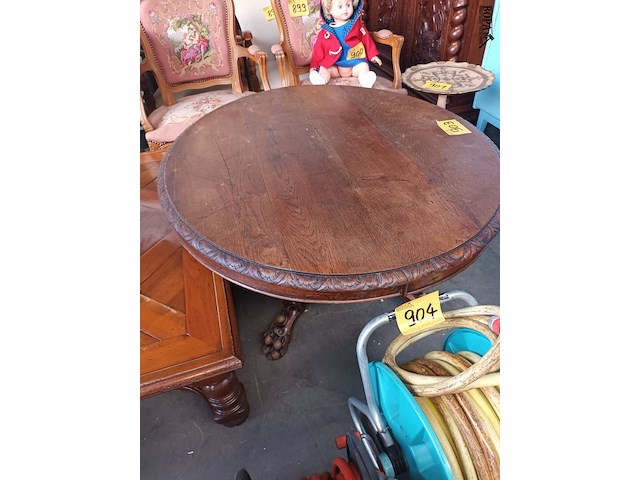 Lot 903 - antieke jachtsalontafel - afbeelding 4 van  5