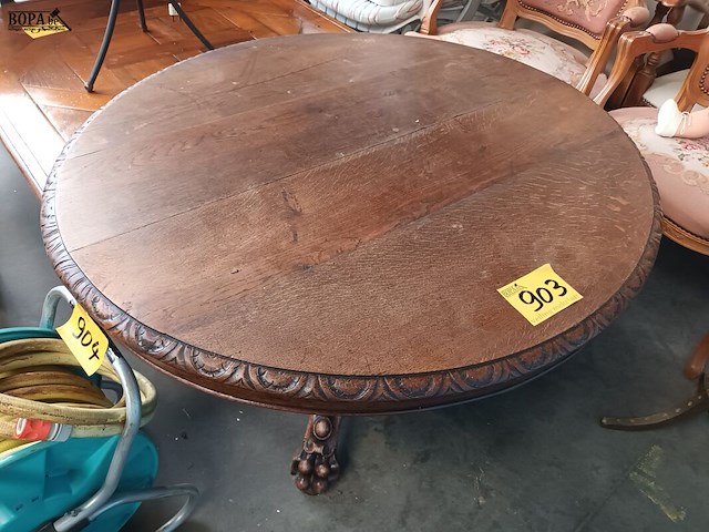 Lot 903 - antieke jachtsalontafel - afbeelding 5 van  5