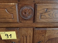 Lot 91 - antieke bordenkast - afbeelding 4 van  5