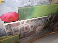 Lot 91 - canvassen. 6 stuks - afbeelding 3 van  5