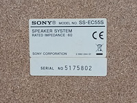 Lot 91 - muziekboxen sony. 2 stuks - afbeelding 4 van  4