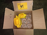 Lot 91 - ricard glazen en kannen. 8 stuks - afbeelding 1 van  3