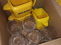 Lot 91 - ricard glazen en kannen. 8 stuks - afbeelding 2 van  3