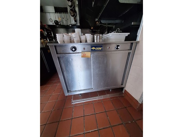 Lot 91 - rvs warmhoudkast capic - afbeelding 1 van  2