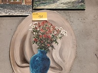 Lot 91 - schilderijen. 5 stuks - afbeelding 5 van  5