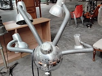 Lot 91 - vintage haardrooglamp '60 - eyeboll lamp in chroom - collect - afbeelding 2 van  6