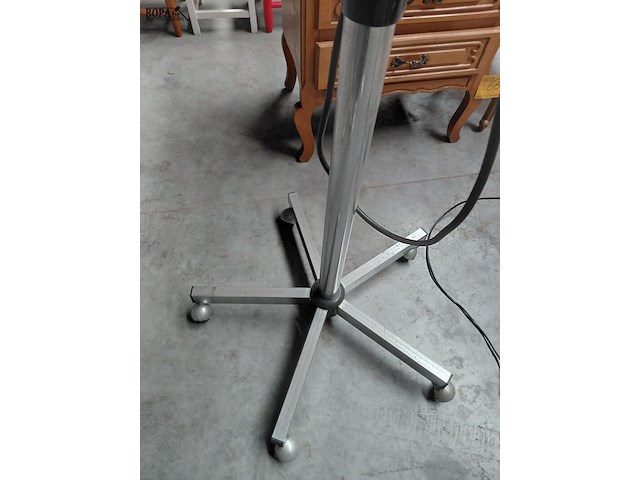 Lot 91 - vintage haardrooglamp '60 - eyeboll lamp in chroom - collect - afbeelding 4 van  6